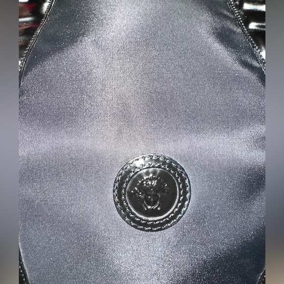 Gianni Versace Nylon and Patent Extra Large Duffle W/Lock & Key - Picture 3 of 15